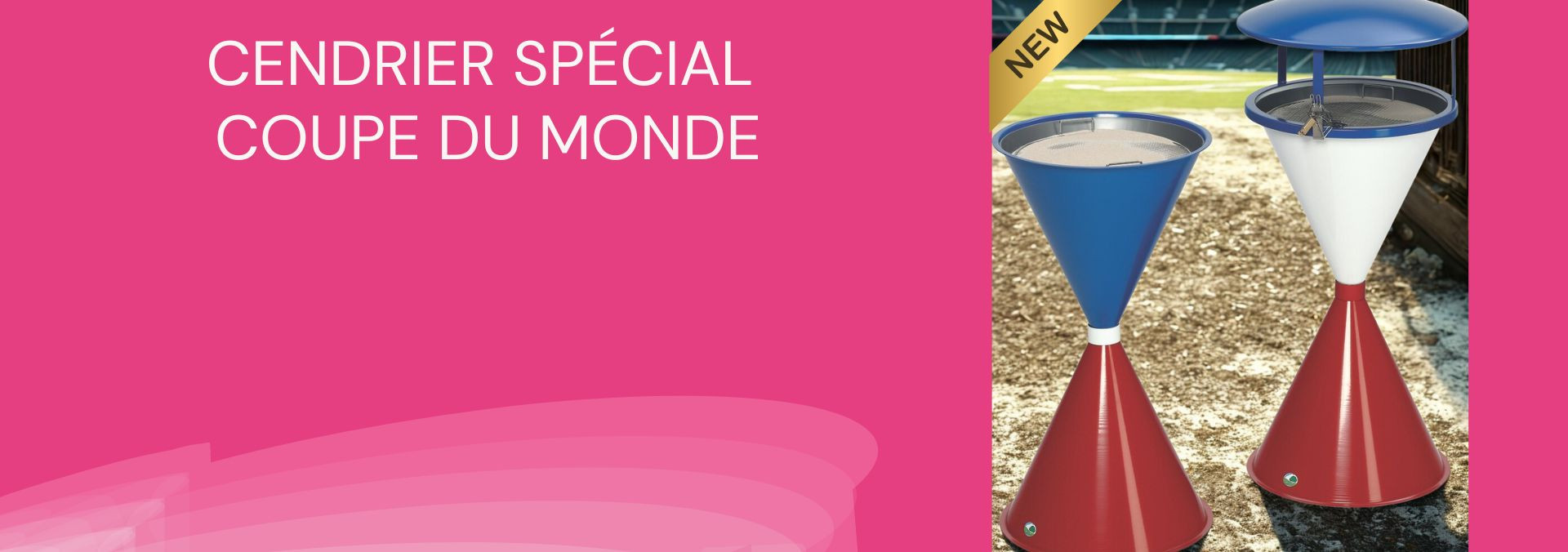 cendrier professionnel acier coupe du monde de foot